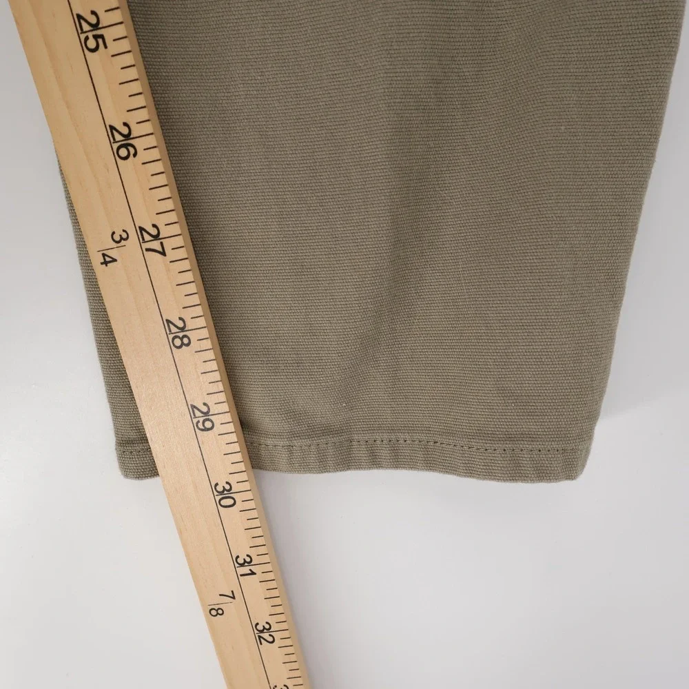 GenTeal Canvas 5-Pocket Pants Khaki Mens 38x32 (measures ~ 30